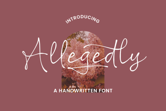 Allegedly: The Handwritten Script Font Elevating Editorial Design