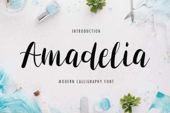 Amadelia: The Elegant Script Typeface for High-Impact Campaigns