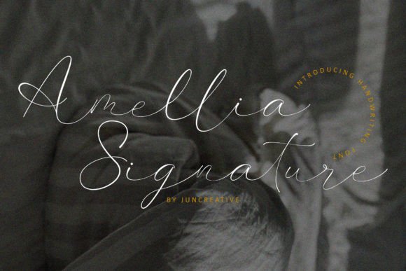 Amellia Signature: The Perfect Script Font for Handmade Products