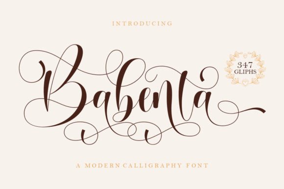 Babenta: The Handwritten Typeface for Elegant Editorial Design
