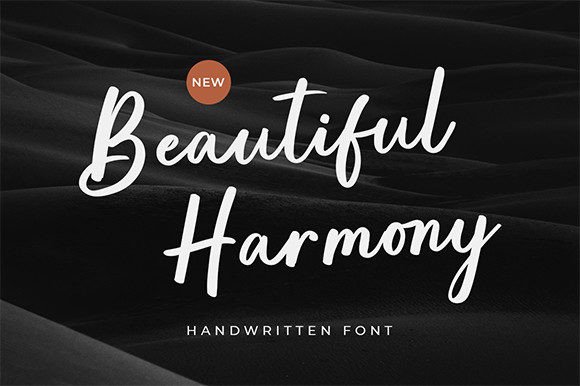 Beautiful Harmony: The Perfect Handwritten Script for Your Creative Shop