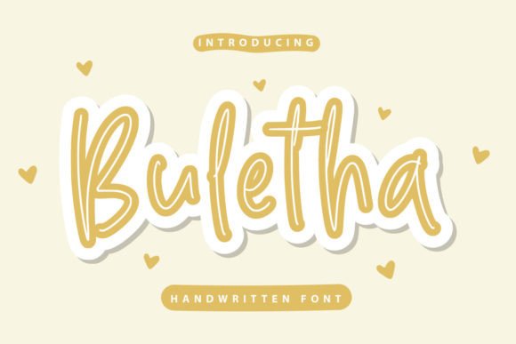 Buletha: A Friendly Script Font for Modern Campaigns