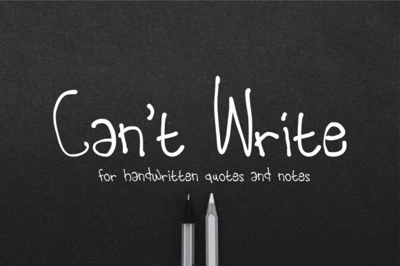 Can t Write: The Handwritten Typeface That Elevates Digital Branding