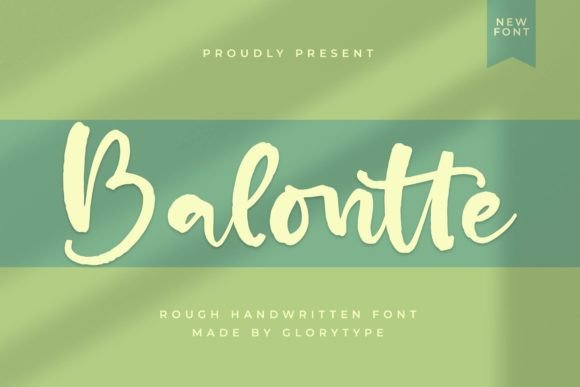 Discover Balontte: The Handwritten Typeface for Elegant Editorial Design