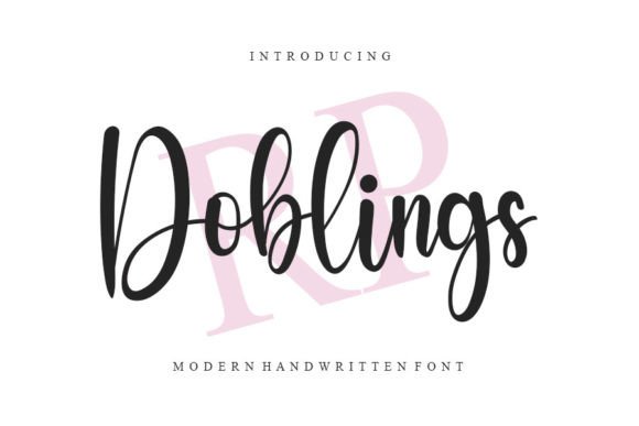 Doblins: A Modern Handwritten Typeface for Digital Branding