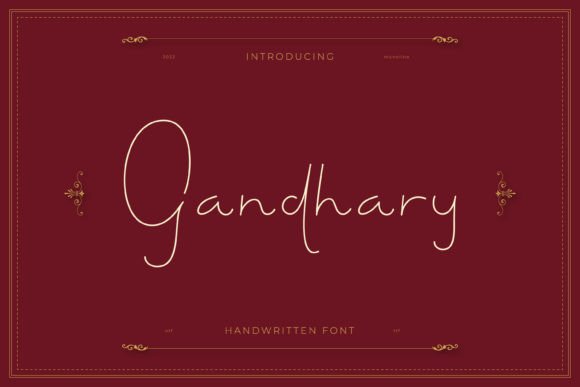Gandhary: The Handwritten Typeface That Elevates Campaign Visuals