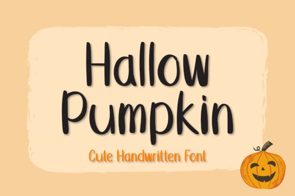 Hallow Pumpkin: The Quirky Handwritten Font for Crafters