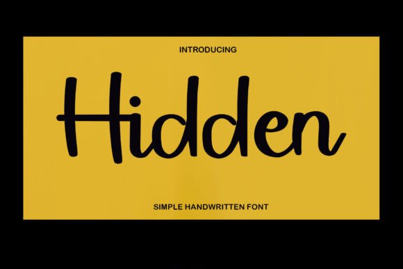 Hidden: The Handwritten Typeface Elevating Editorial Design