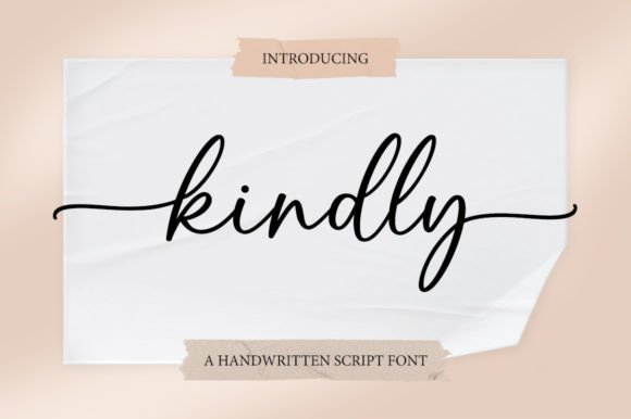 Kindly: The Elegant Handwritten Typeface for Polished Branding