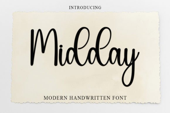 Midday: The Handwritten Typeface That Elevates Editorial Design
