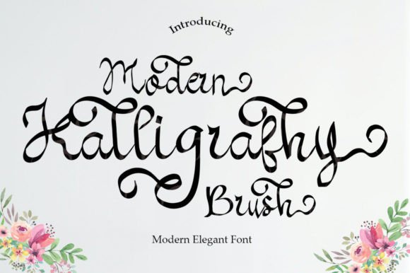Modern Kalligraphy Brush: The Elegant Typeface for Digital Brands