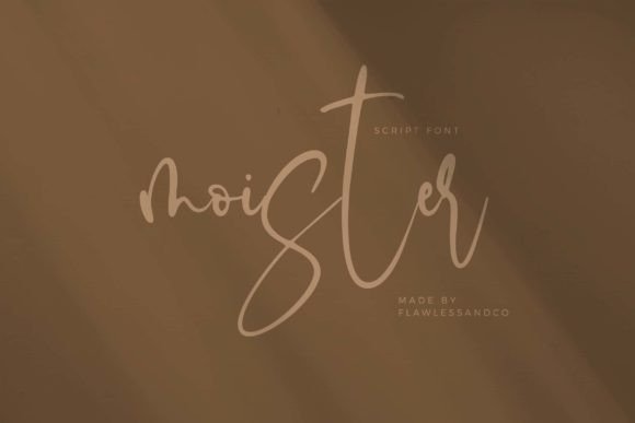 Moister: The Handwritten Typeface That Elevates Your Craft Business