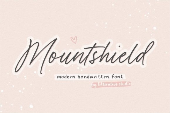 Mountshield: The Handwritten Typeface That Elevates Digital Branding