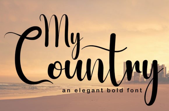 My Country: The Perfect Handwritten Typeface for Crafters