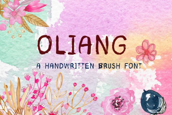 Oliang: A Handwritten Brush Typeface for Warm Digital Branding
