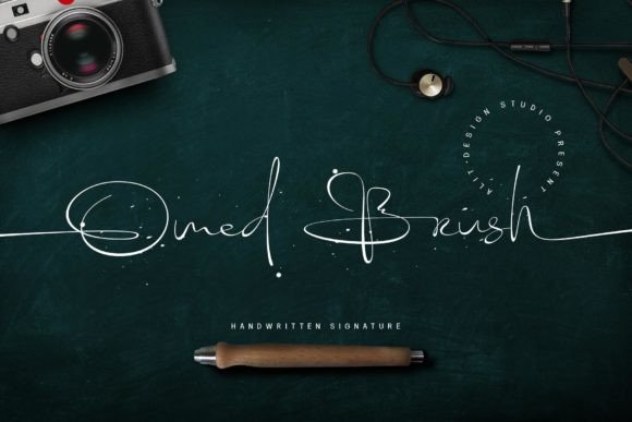 Omed Brush: The Modern Script Font for Polished Branding