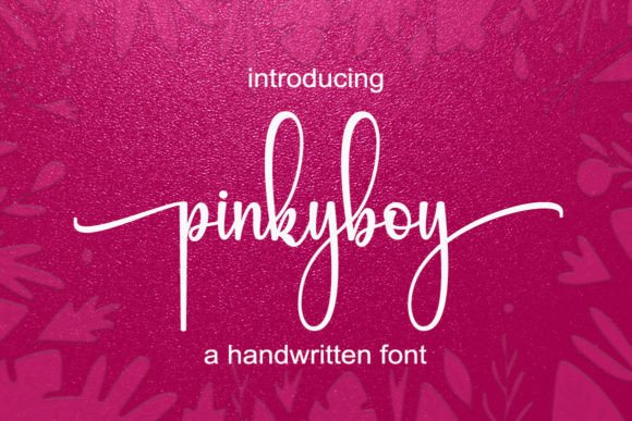 Pinkyboy: The Handwritten Typeface That Elevates Editorial Design