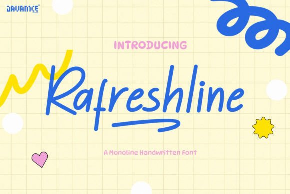 Rafreshline: The Handwritten Typeface for Modern Web Design