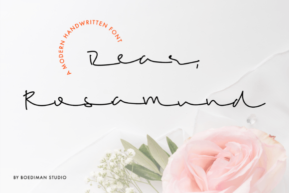 Rosamund: The Modern Script Font for Scroll-Stopping Brand Content