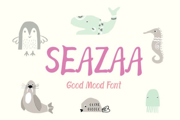 Seazaa: A Relaxed Handwritten Typeface for Authentic Brand Identity