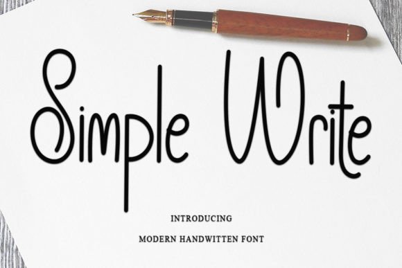 Simple Write: The Handwritten Typeface That Elevates Your Brand