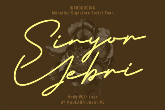 Sinyor Yebri: The Premium Script Font for Scroll-Stopping Brand Content