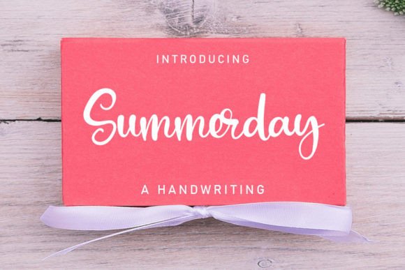 Summerday: A Handwritten Typeface for Warm Editorial Design