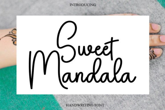 Sweet Mandala: The Perfect Handwritten Font for Your Brand