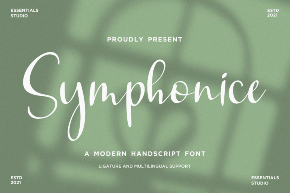 Symphonice: The Dazzling Script Font for Handmade Brands