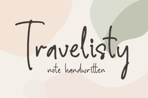 Travelisty: A Delicate Script Font for Romantic Campaigns