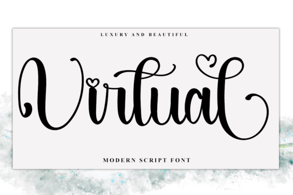Virtual: The Elegant Handwritten Typeface for Editorial Design