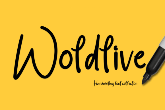 Woldlive: The Modern Handwritten Typeface for Campaign Design